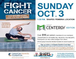Fight Cancer @ Shapes Fitness Centre | Winnipeg | Manitoba | Canada