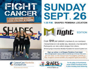 Fight Cancer @ Shapes Fitness Centre | Winnipeg | Manitoba | Canada