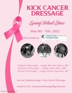 Kick Cancer Dressage - Spring Virtual Show @ Virtual