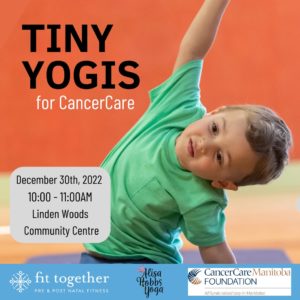 Tiny Yogis for CancerCare @ Linden Woods Community Center | Winnipeg | Manitoba | Canada